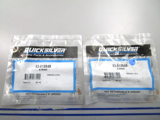 *NEW OEM* (LOT OF 2) 0810 Mercury Quicksilver E-Ring 53-815949
