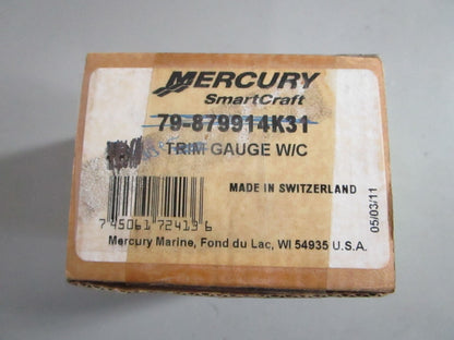 NEW OEM 79-879914K31 Mercury Quicksilver Trim Gauge 0820
