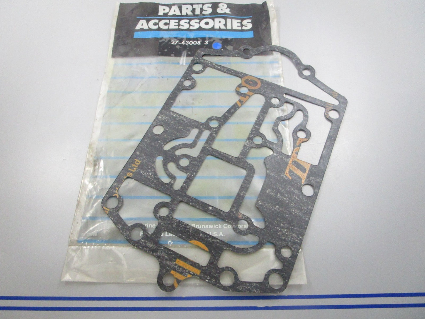 NEW OEM 27-43008 3 Mercury Quicksilver Gasket 0810