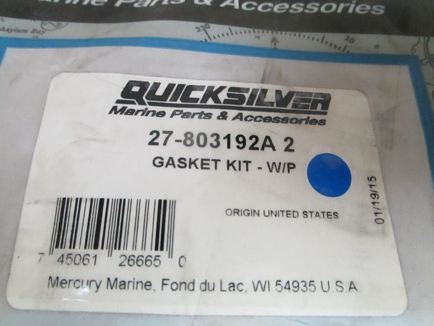 *NEW OEM* 0720 Mercury Quicksilver Gasket Kit 27-803192A2