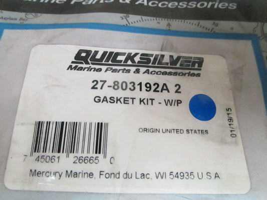 *NEW OEM* 0720 Mercury Quicksilver Gasket Kit 27-803192A2