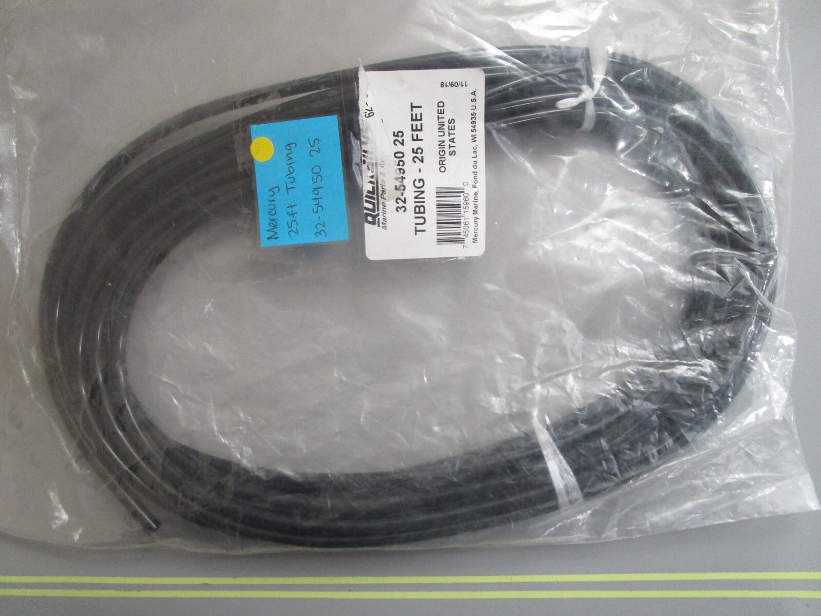 *NEW OEM* 0820 Mercury Quicksilver 25ft. Tubing 32-54950 25