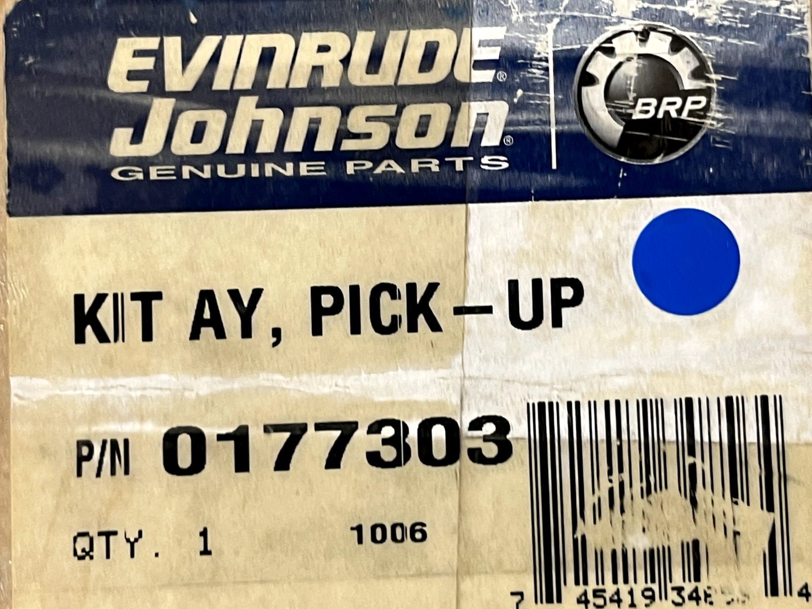 *NEW OEM* 0670 Johnson Evinrude Oil Tank Pick Up Kit 0177303 177303