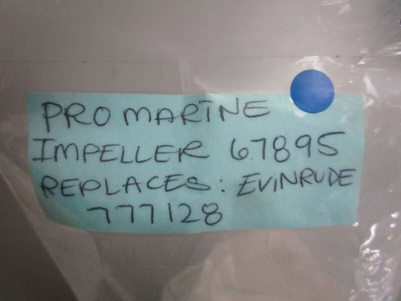 *NEW* 0770 Pro Marine Impeller 67895 Replaces: Evinrude 777128