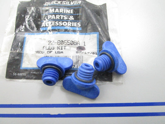 *NEW OEM* (LOT OF 3) 0810 Mercury Quicksilver Plug Kit 22-806608A1