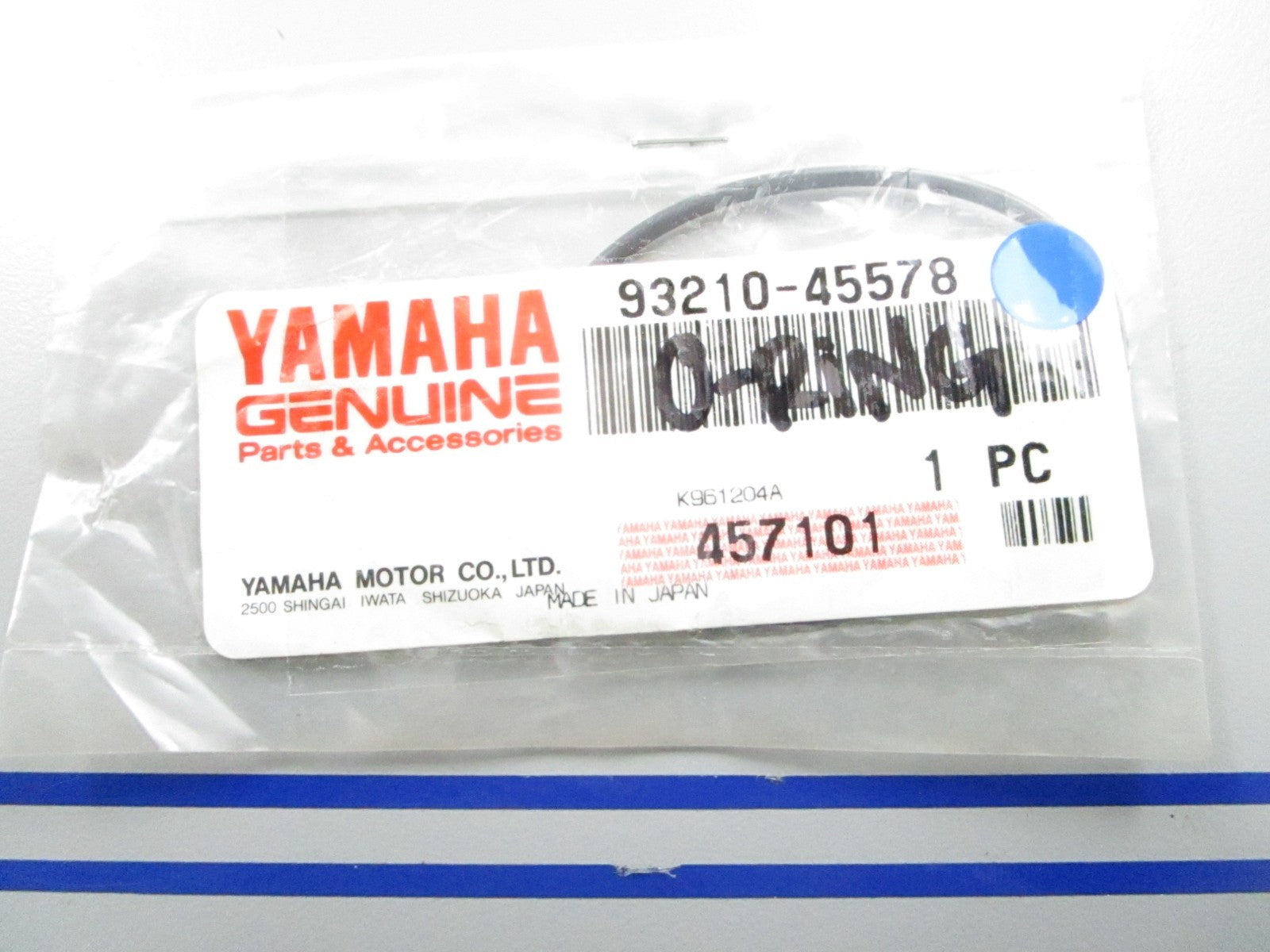 *NEW OEM* 0810 Yamaha O-Ring 93210-45578