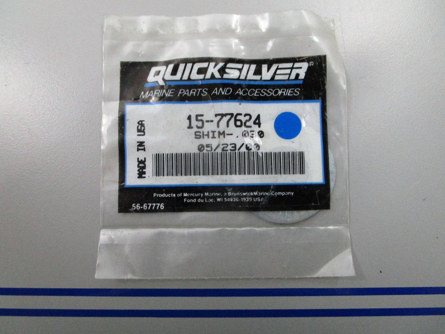 *NEW OEM* 0810 Mercury Quicksilver .030 Shim 15-77624