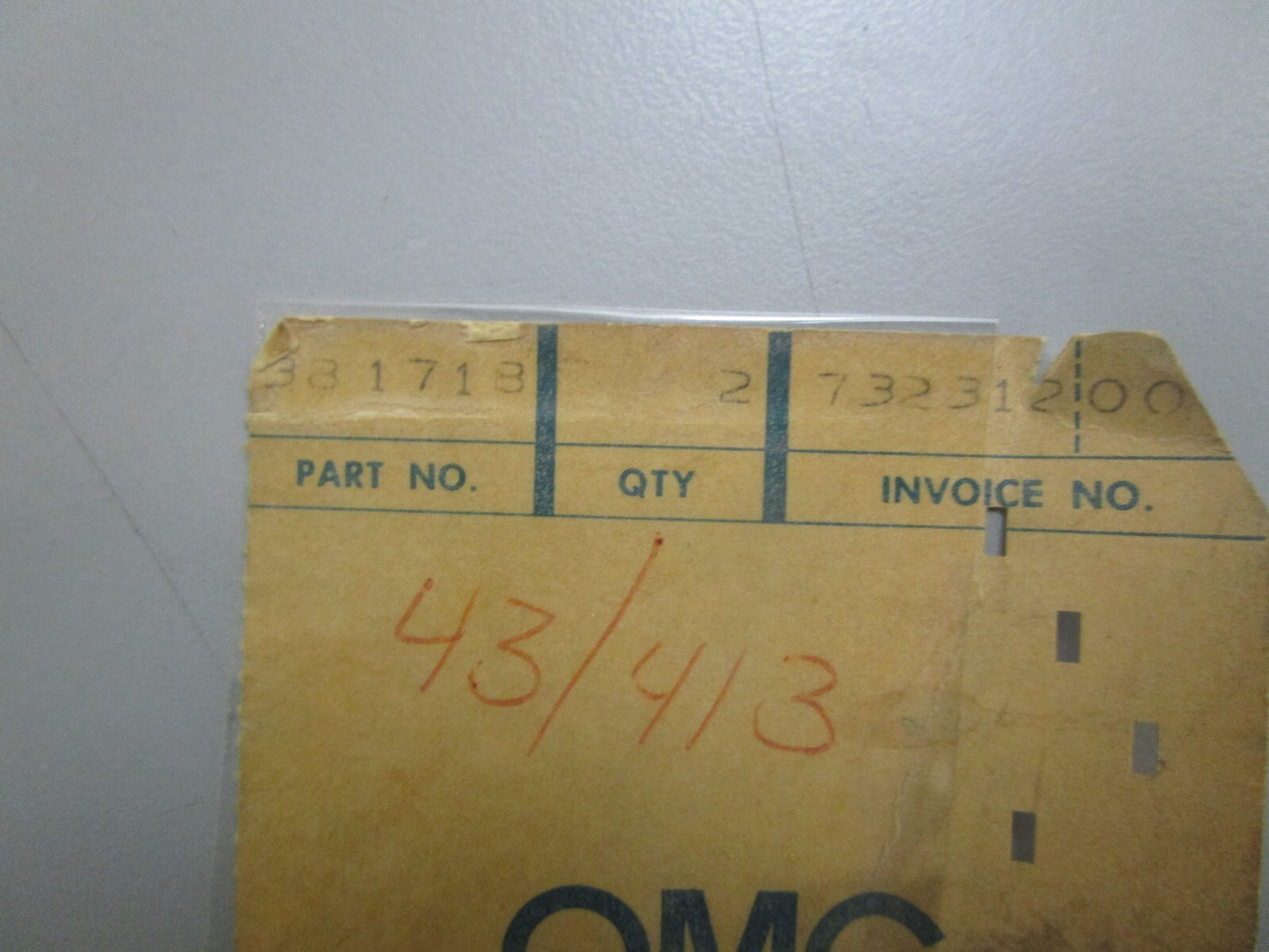 *NEW OEM* 0820 OMC Johnson Evinrude Carburetor 381718 0381718