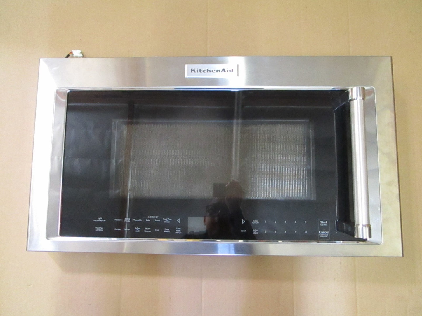 NEW OEM W11205123 Kitchen Aid Whirlpool Microwave Door 0820