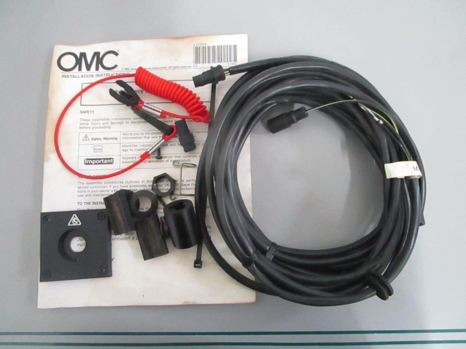 NEW OEM 175949 0175949 OMC Johnson Evinrude Emergency Stop Switch 0820