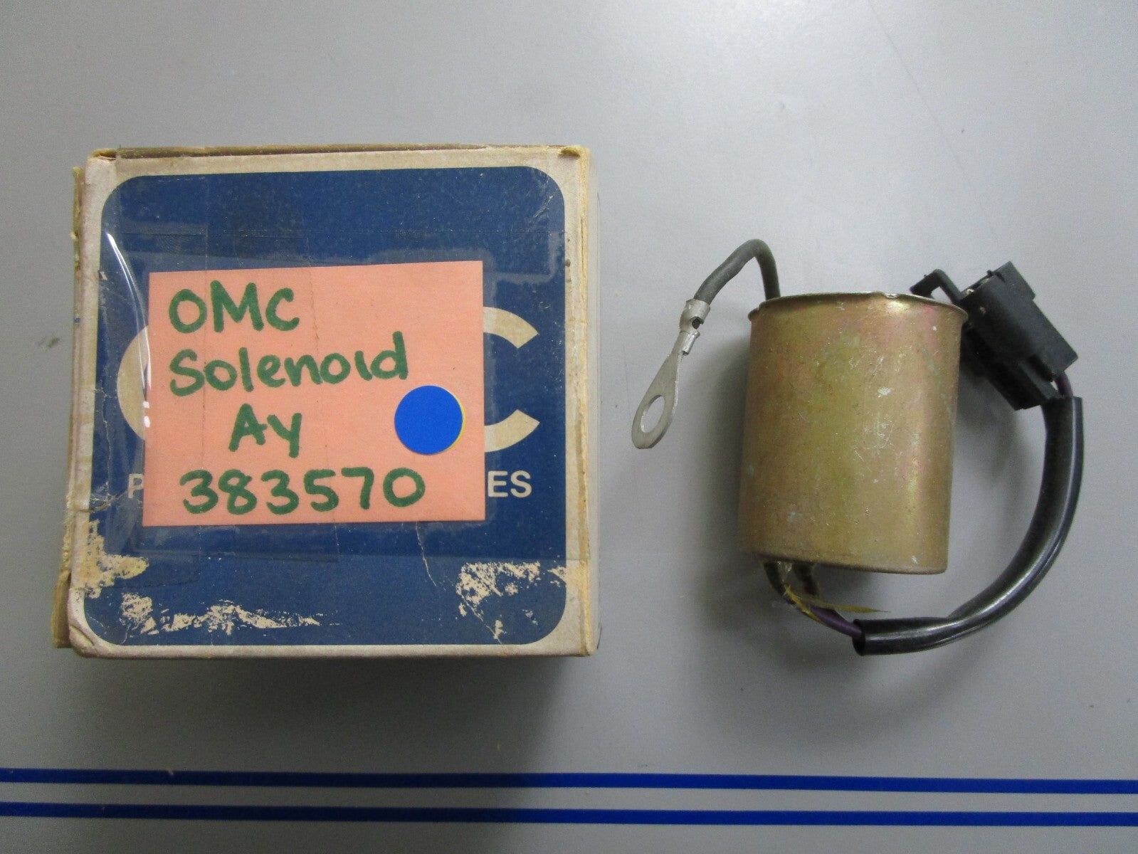 *NEW OEM* 0810 OMC Johnson Evinrude Solenoid Assembly 383570 0383570