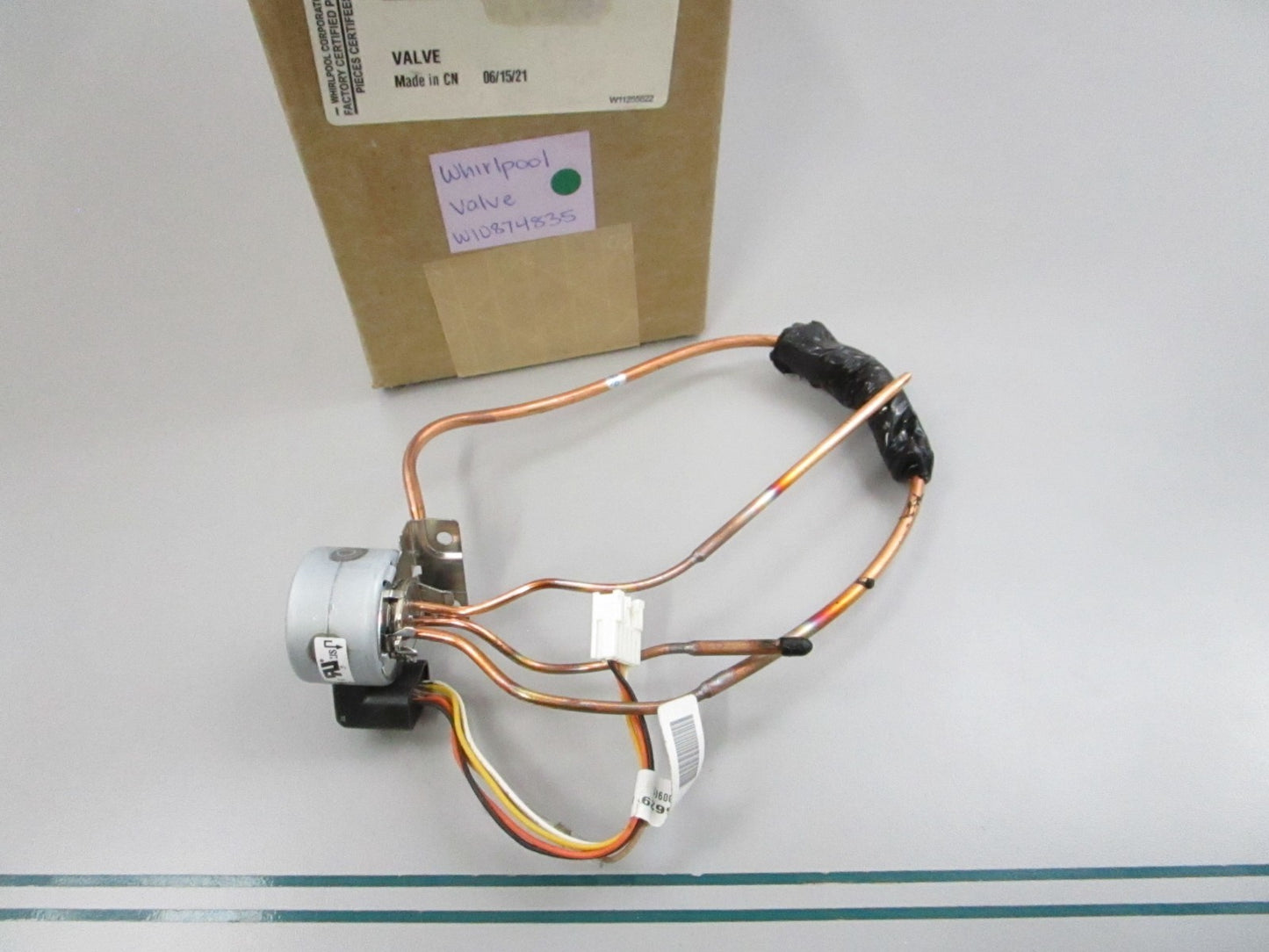 NEW OEM W10874835 Whirlpool Valve 0810