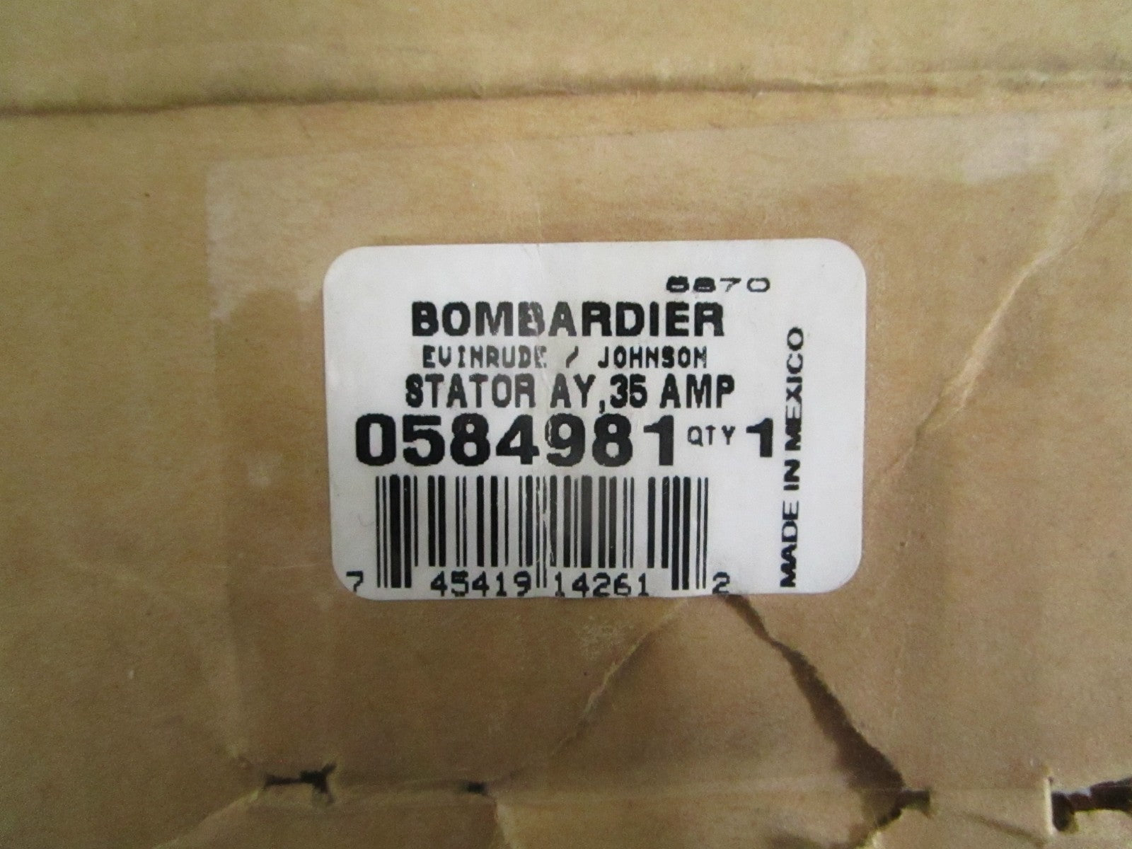 NEW OEM 581646 0581646 OMC Johnson Evinrude Stator 0820