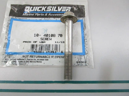 NEW OEM 10-40108 70 Mercury Quicksilver Screw 0810