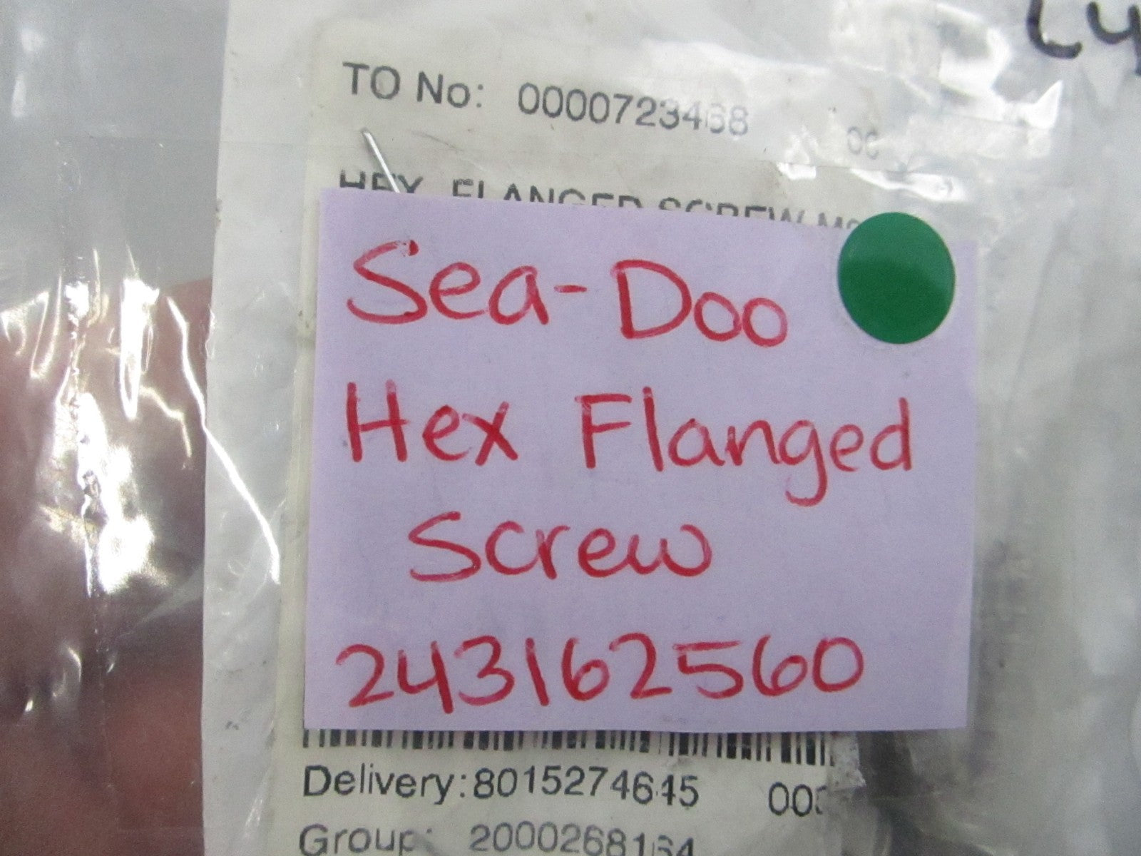 NEW (LOT OF 4) 243162560 Sea-Doo Hex. Flange Screw 0810