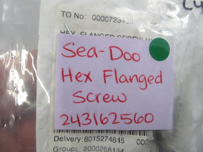 NEW (LOT OF 4) 243162560 Sea-Doo Hex. Flange Screw 0810