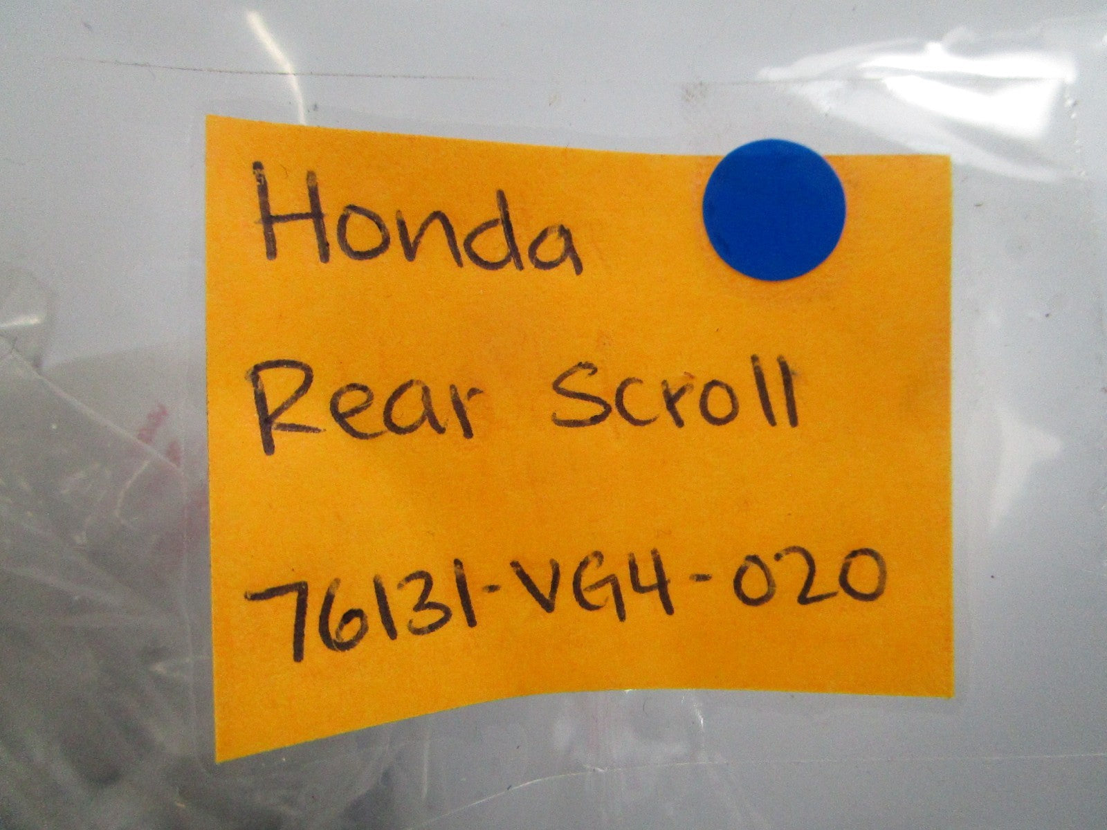 NEW OEM Honda 76131-VG4-020 Rear Scroll 0810