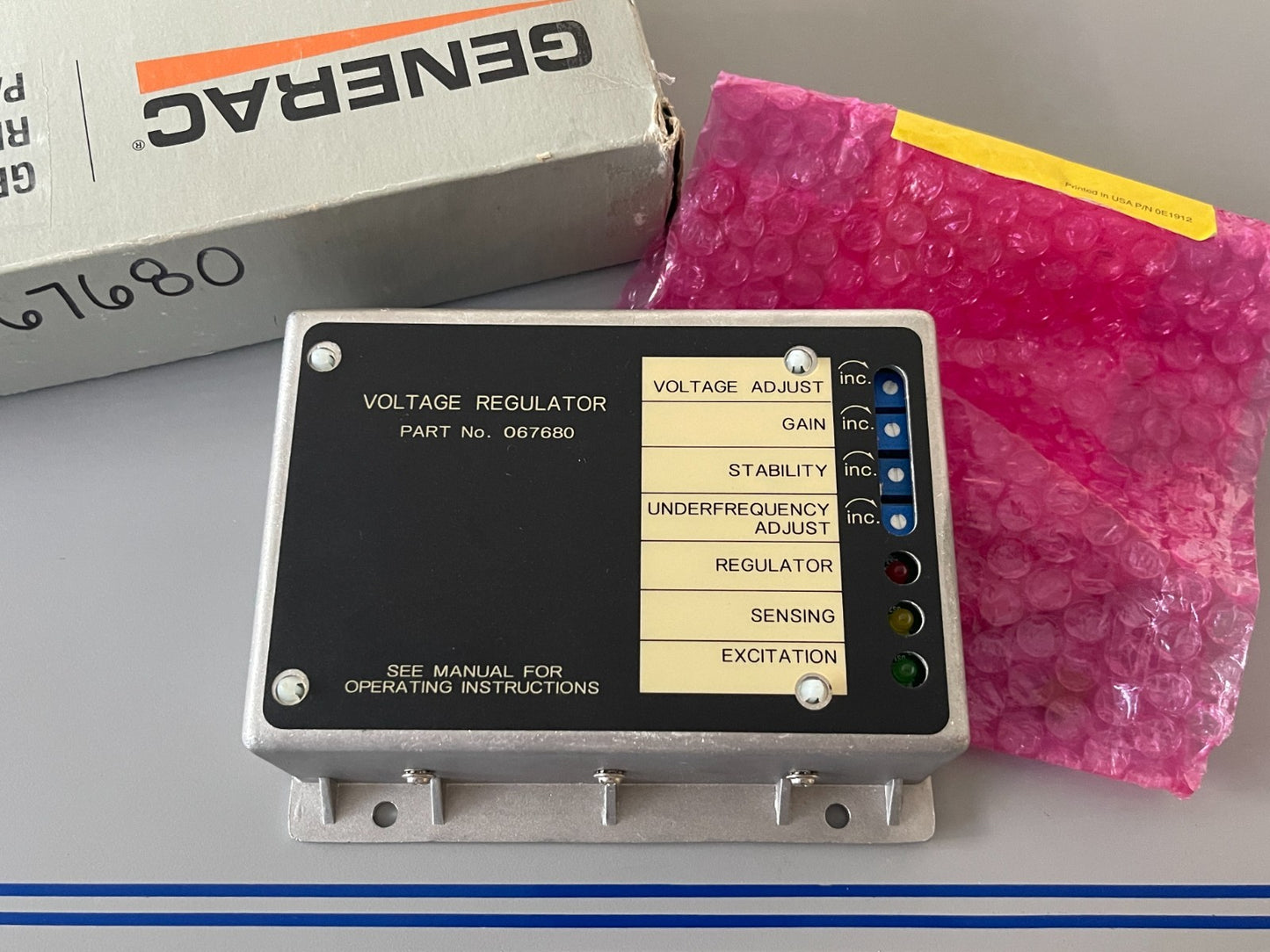 *NEW OEM* 0720 Generac Voltage Regulator 067680