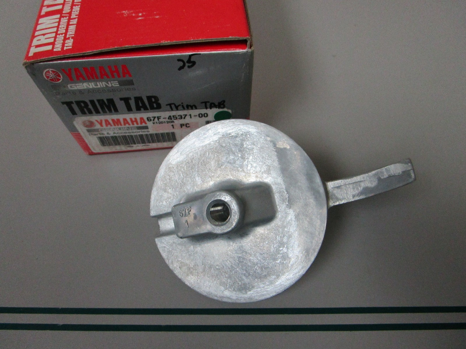 NEW OEM 67F-45371-00-00 Yamaha Trim Tab 0810