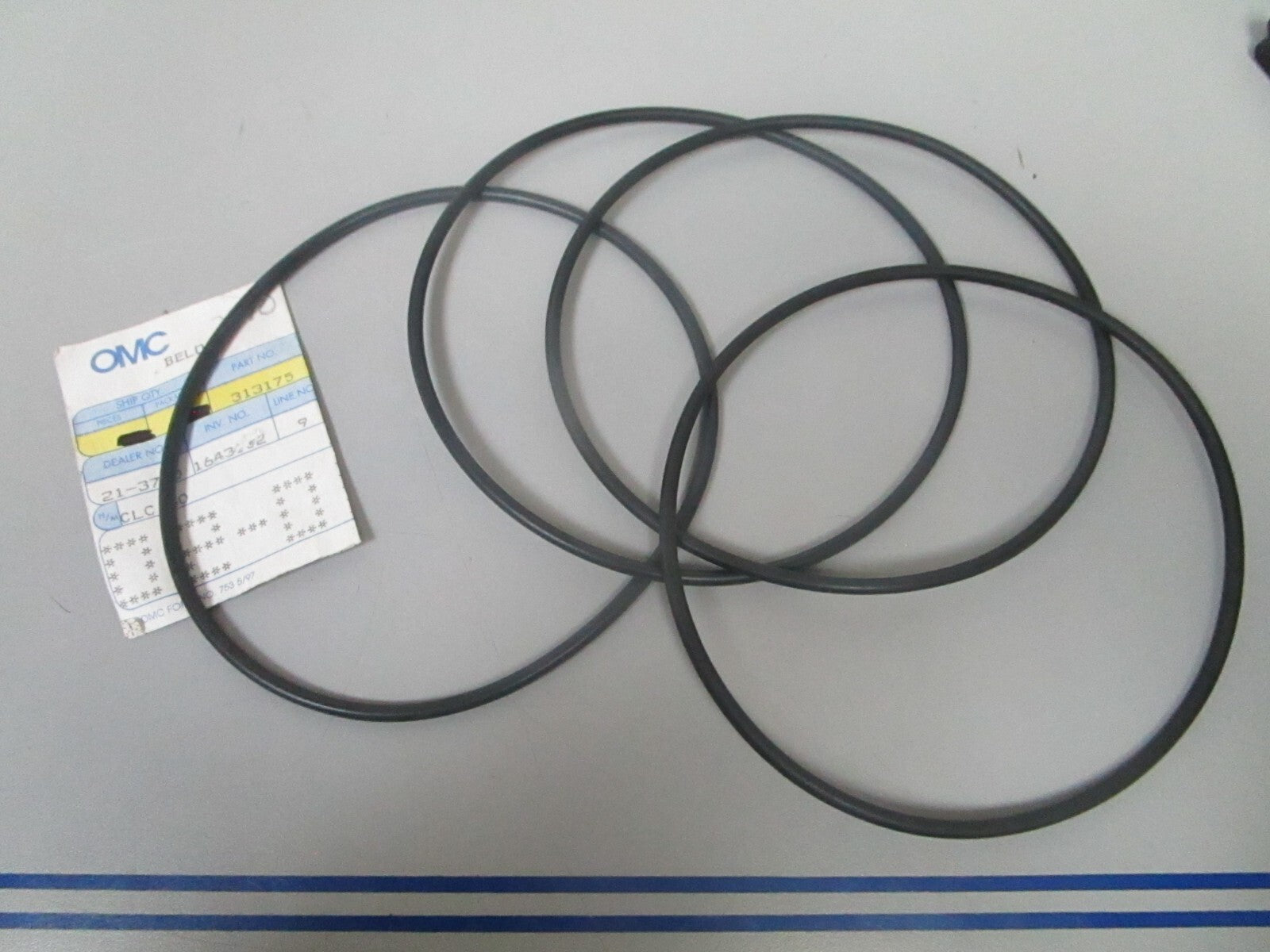 *NEW OEM* (LOT OF 4) 0810 OMC Johnson Evinrude O-Ring 313175 0313175