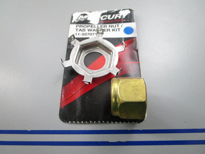 NEW OEM Mercury Quicksilver 11-52707T 1 Propeller Nut/Tab Washer Kit 0810