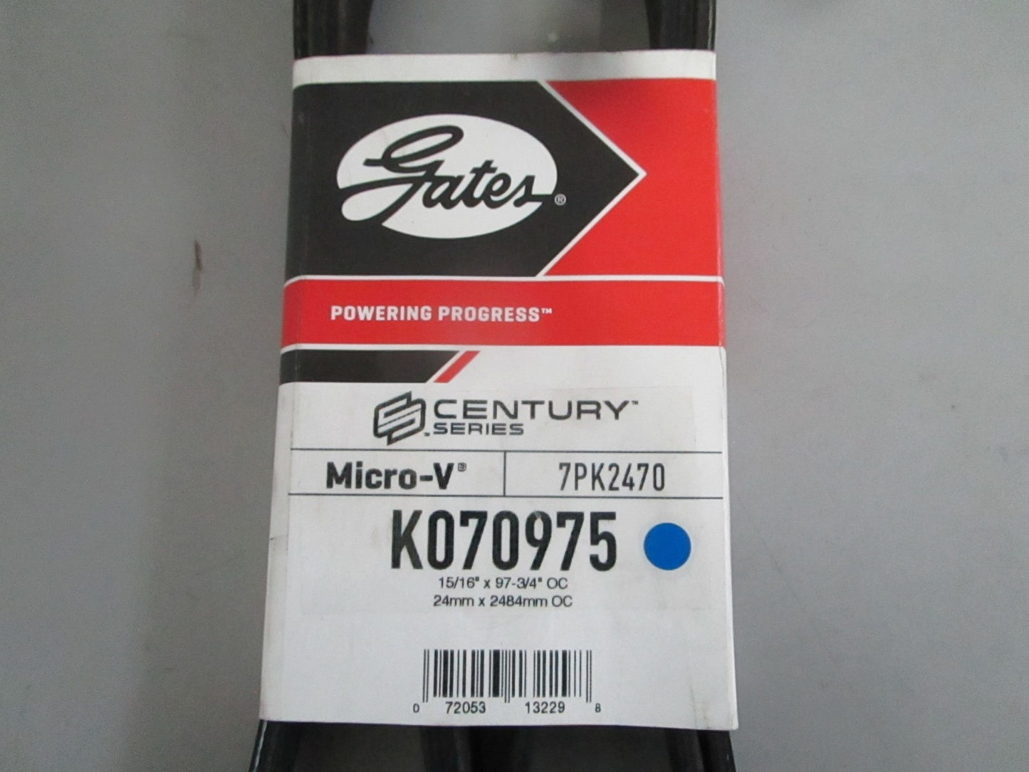 NEW K070975 Gates Century Series Micro-V Serpentine Belt 0820