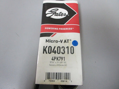 NEW K040310 Gates Micro-V 9/16" x 31 ⅝" Serpentine Belt 0720