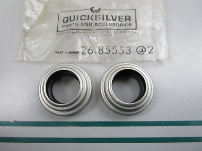 NEW OEM (LOT OF 2) 26-85553 Mercury Quicksilver Oil Seal 0810