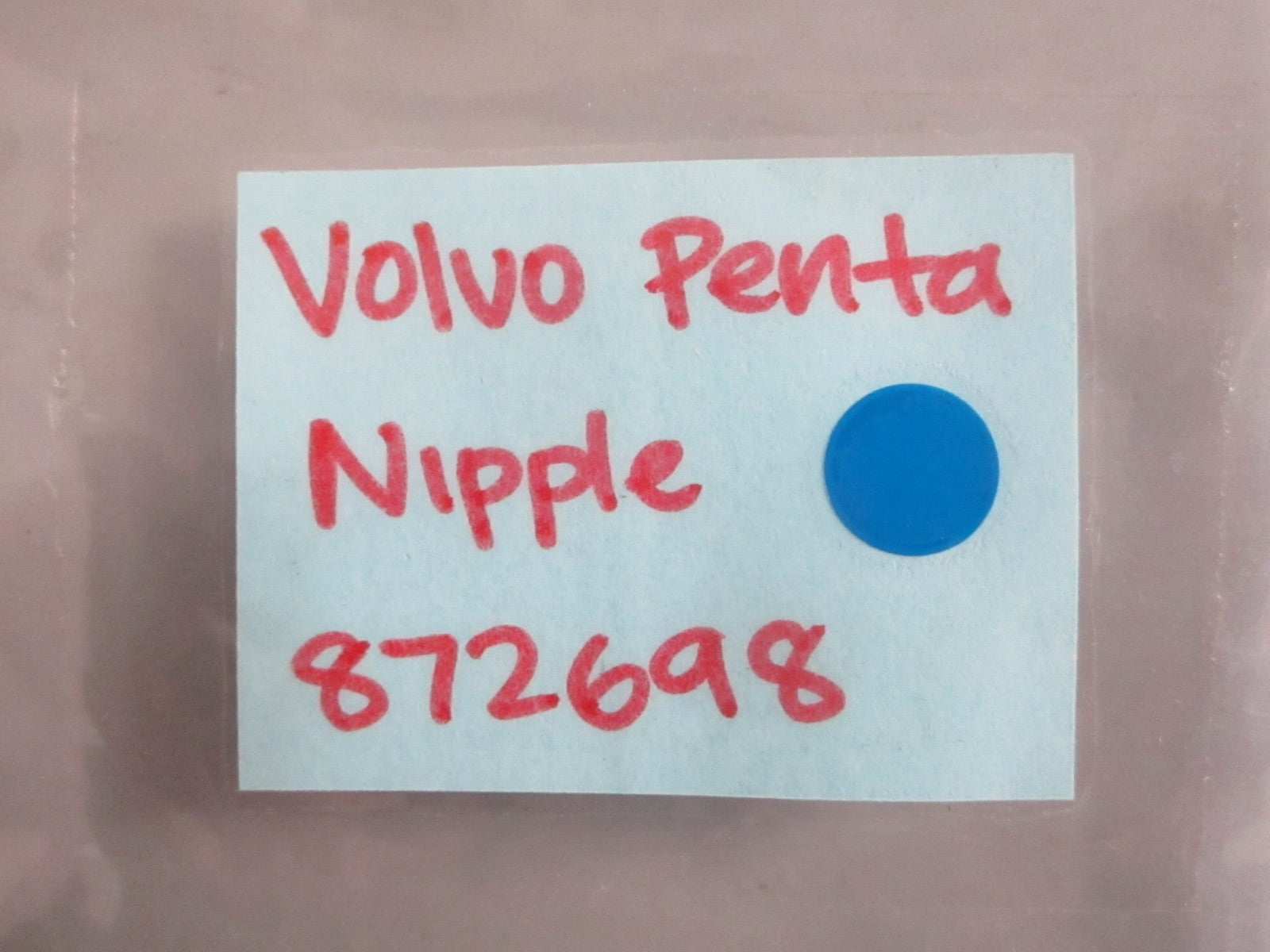 NEW OEM 872698 Volvo Penta Nipple 0820