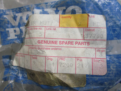 *NEW OEM* 0820 Volvo Penta Propeller Nut 852196