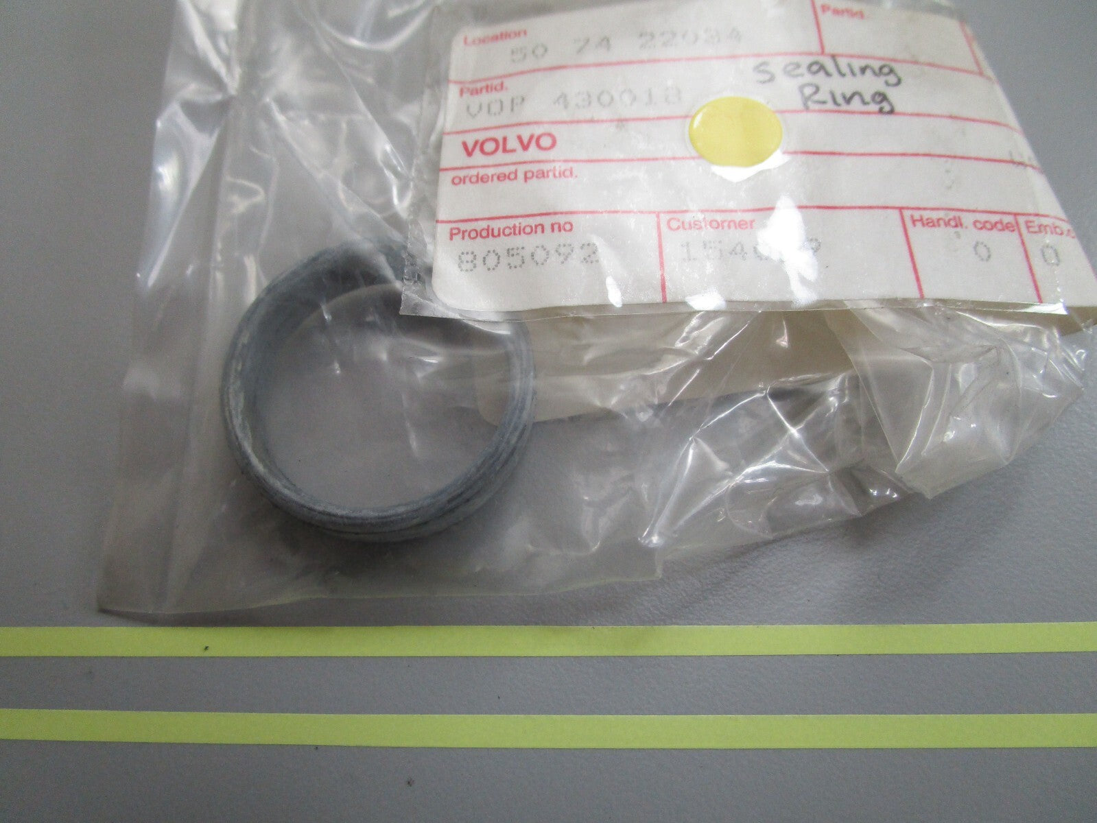 *NEW OEM* 0810 Volvo Penta Sealing Ring 430018