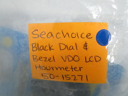 NEW OEM 50-15271 Seachoice Black Dial & Bezel VDO LCD Hourmeter 0820