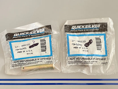 *NEW OEM* (LOT OF 2) 0810 Mercury Quicksilver Clevis Pin 17-89229
