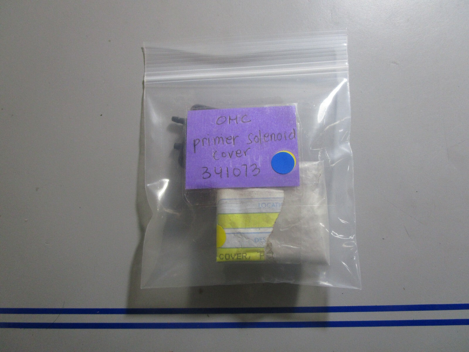 *NEW OEM* 0720 OMC Johnson Evinrude Primer Solenoid Cover 341073 0341073