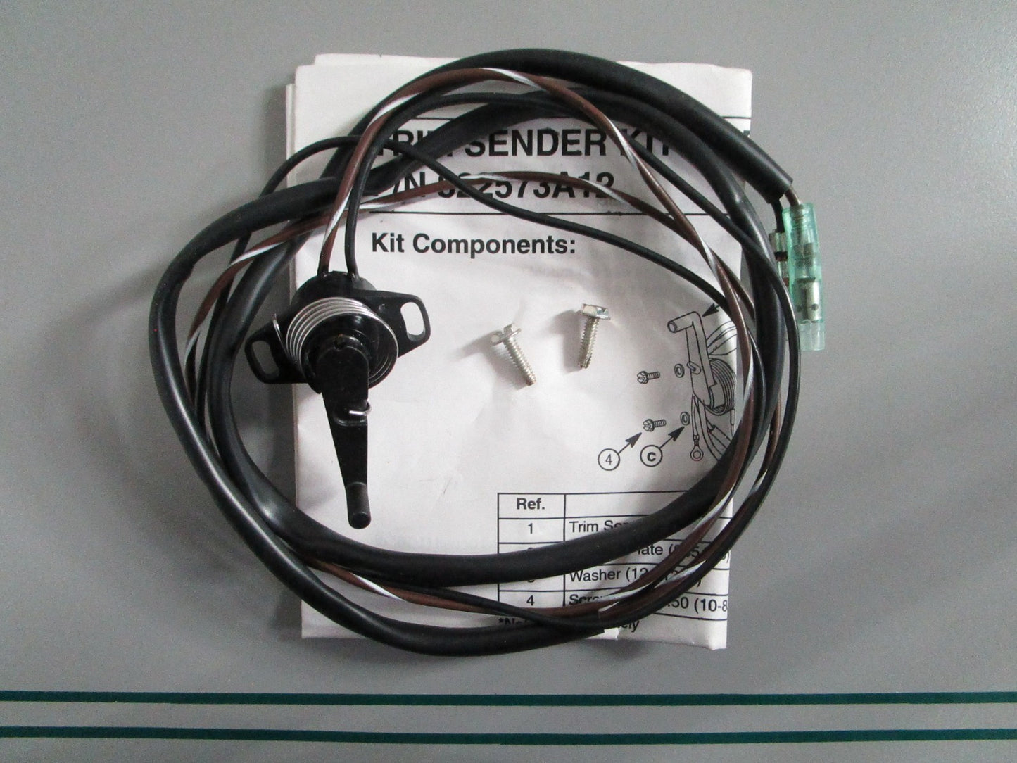 NEW OEM 822573A12 Mercury Quicksilver Trim Sender Unit 0820