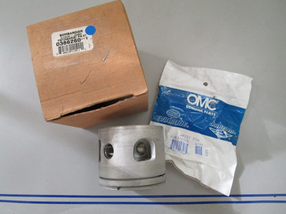 *NEW OEM* 0810 OMC Johnson Evinrude Piston & Wrist Pin Assembly 386260 0386260