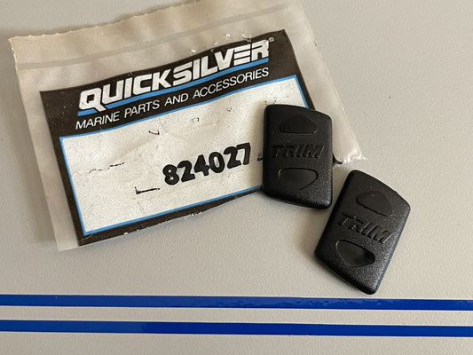 *NEW OEM* (LOT OF 2) 0810 Mercury Quicksilver Trim Switch Cap 824027