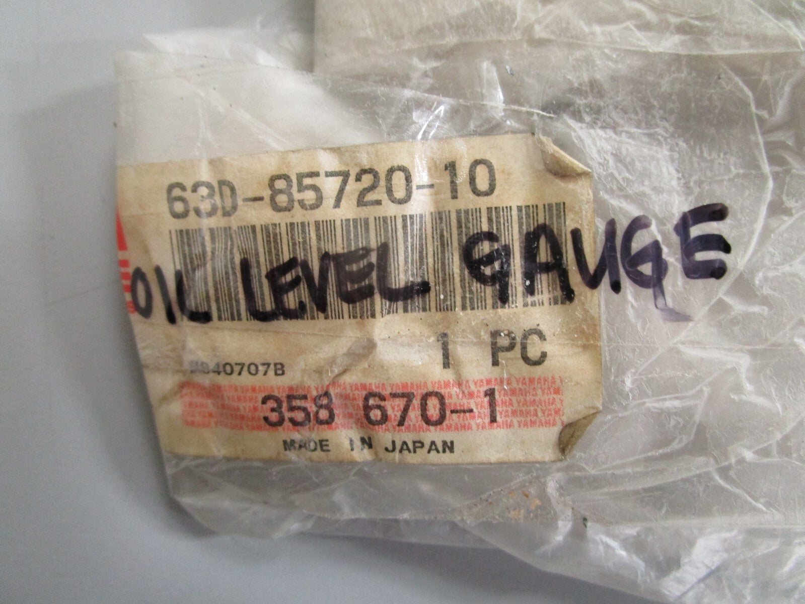 *NEW OEM* 0820 Yamaha Oil Level Gauge 63D-85720-10-00