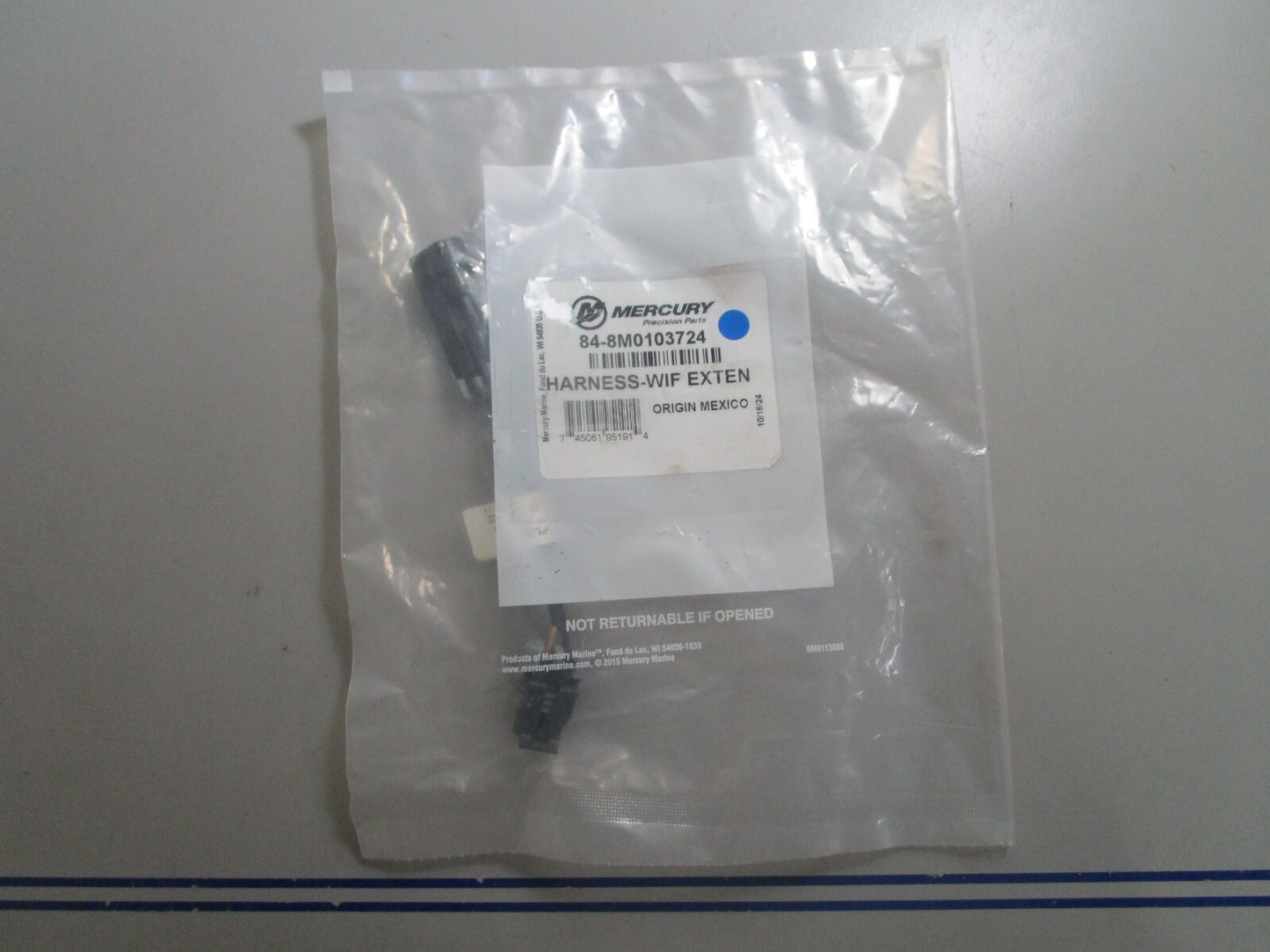 *NEW OEM* 0810 Mercury WIF Extension Harness 84-8M0103724