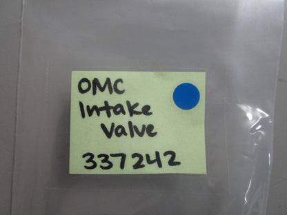 *NEW OEM* 0810 OMC Johnson Evinrude Intake Valve 337242 0337242