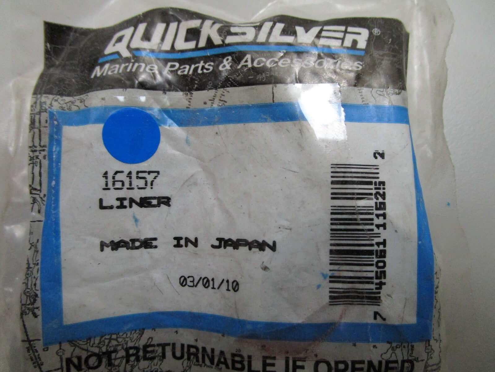 *NEW OEM* 0810 Mercury Quicksilver Liner 16157