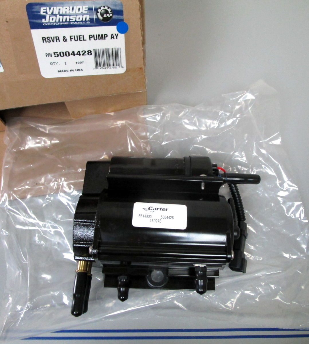 *NEW OEM* 0720 Johnson Evinrude 01'- 06' Vapor Separator & Fuel Pump Ay 5004428