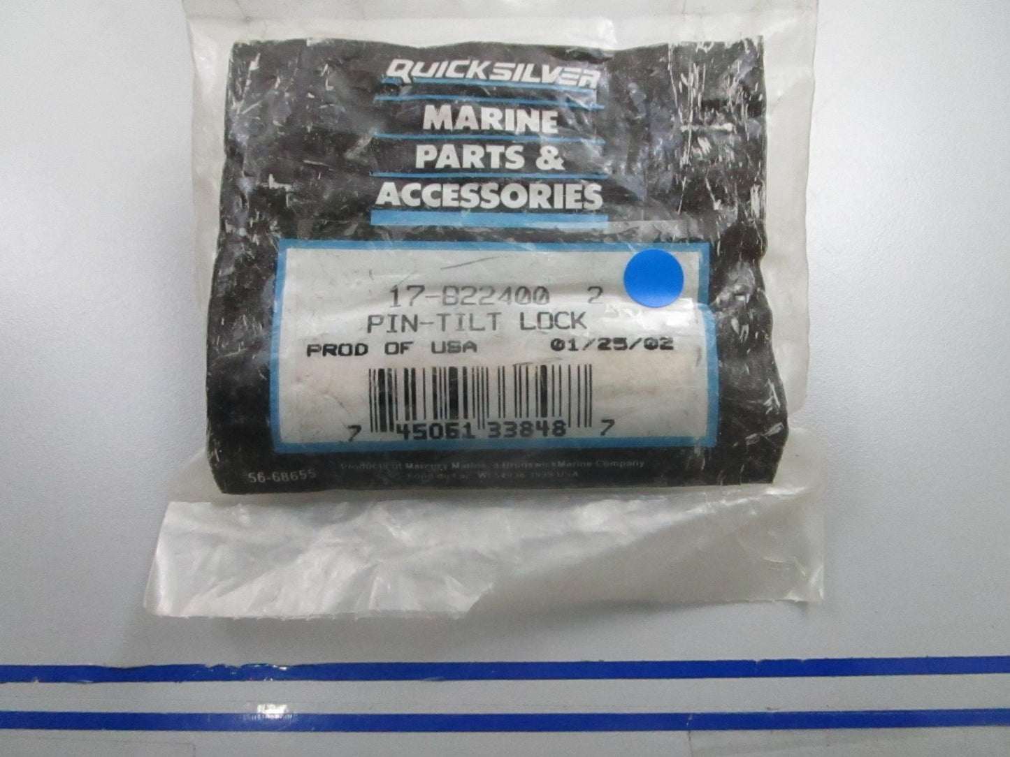 *NEW OEM* 0810 Mercury Quicksilver Tilt Lock Pin 17-822400 2