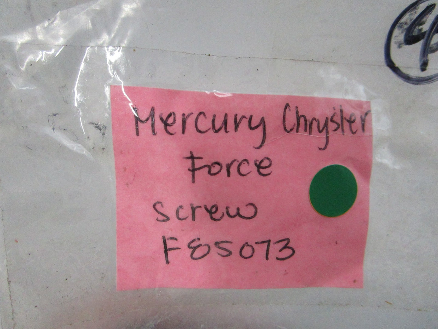 NEW OEM F85073 Mercury Chrysler Force Screw 0810