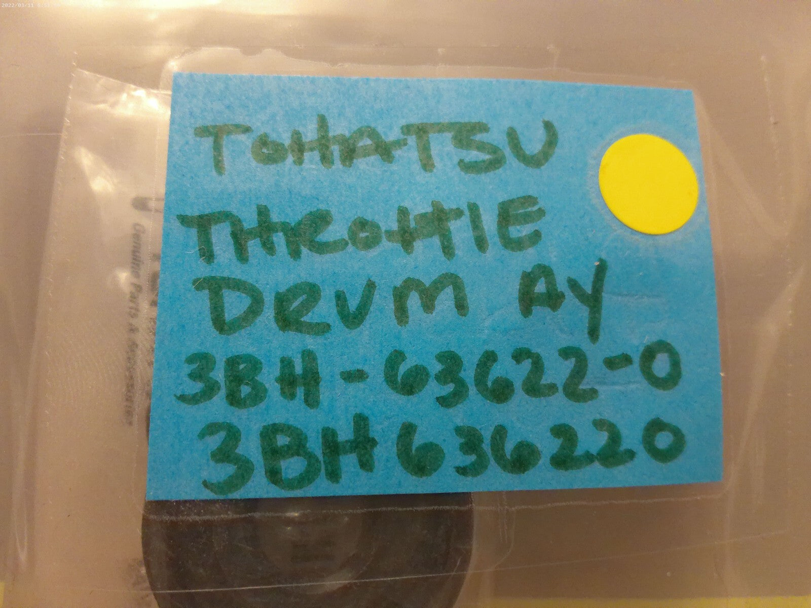 *NEW OEM* 0810 Tohatsu Throttle Drum Assembly 3BH-63622-0 3BH636220