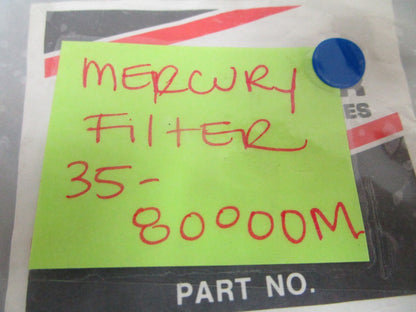 NEW OEM (LOT OF 5) 35-80000M Mercury Quicksilver Filter 0810