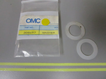 *NEW OEM* (LOT OF 2) 0810 OMC Johnson Evinrude Washer 308697 0308697