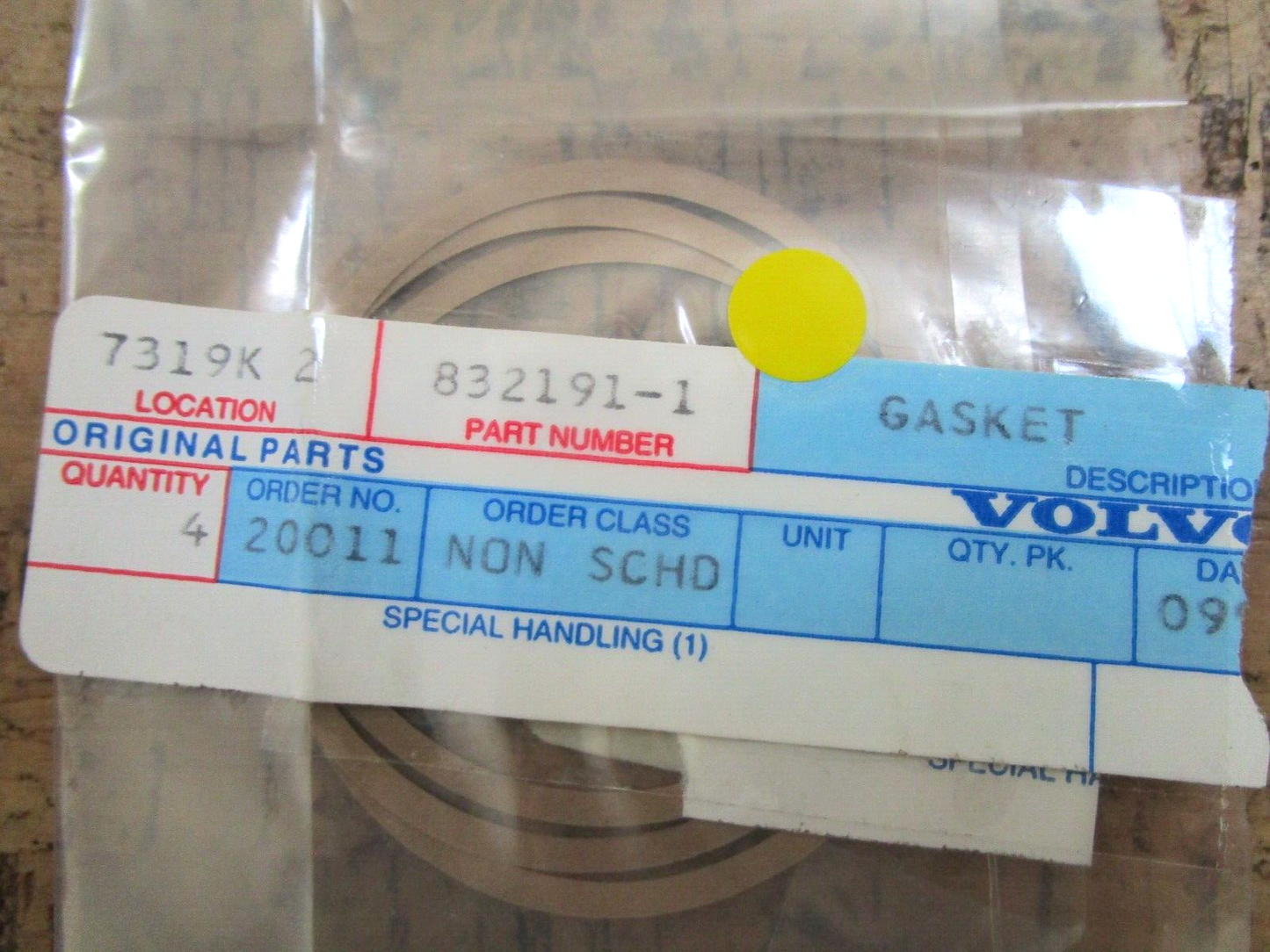 *NEW OEM* (LOT OF 3) 0750 Volvo Penta GASKET 832191-1
