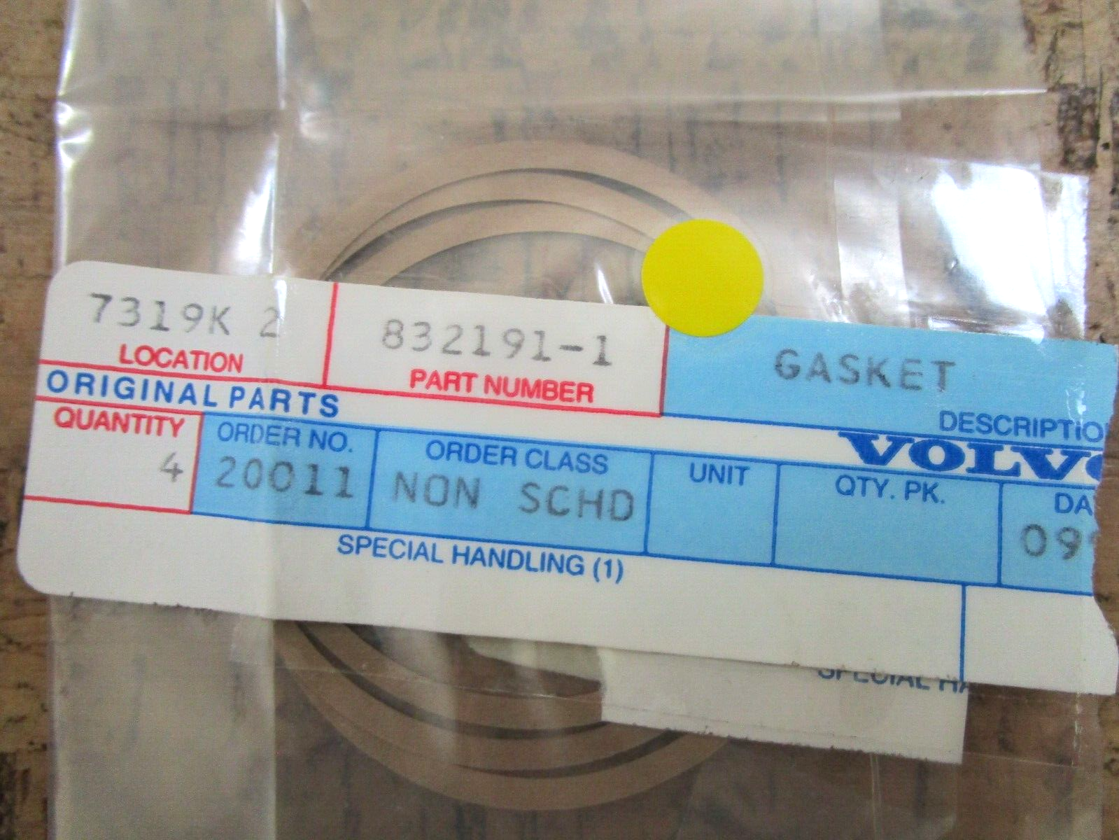 *NEW OEM* (LOT OF 3) 0750 Volvo Penta GASKET 832191-1