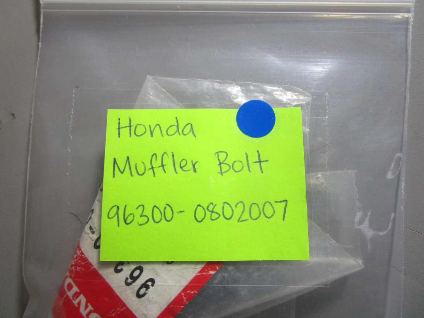 *NEW OEM* 0810 Honda Muffler Bolt 96300-0802007